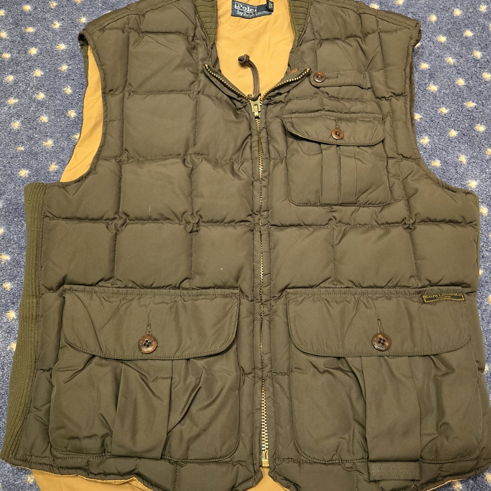 Polo Ralph Lauren Dark Green Quilted Vest